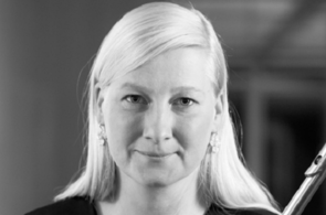 Christina Fassbender with flute